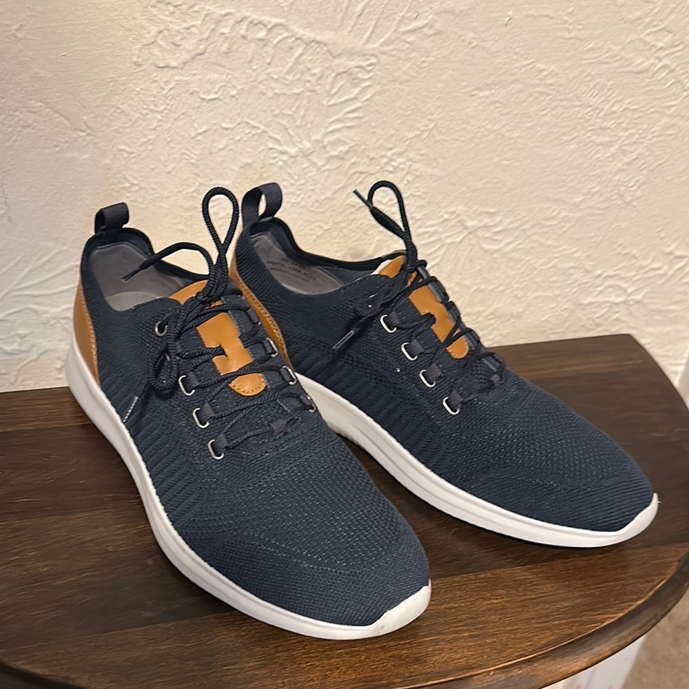 Johnston & Murphy Navy and Tan Sneakers